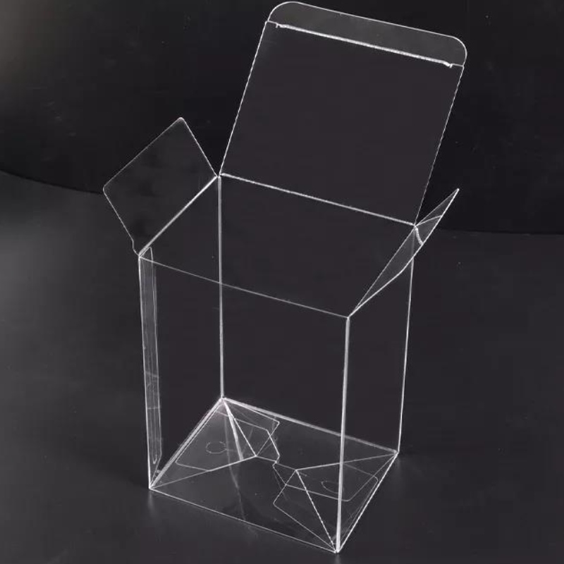 Transparent pet folding protective box
